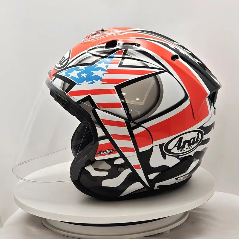 

VZ-RAM High Quality ABS Classic 3/4 Open Face Helmet,For Harley Motorcycle And Cruise Motorcycle Protection Helmets,Hayden