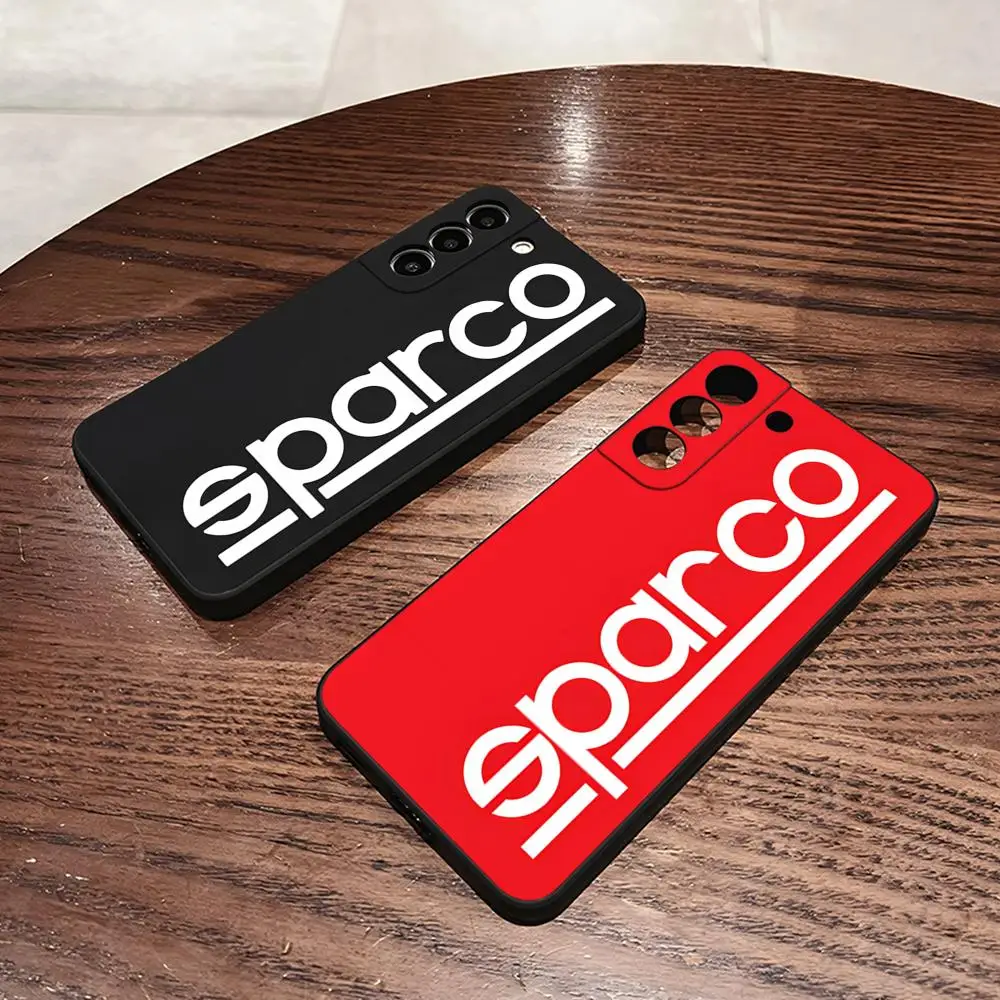 S-Sparcos Logo Phone Case For Samsung S26 S24 Ultra S22 S23 S25 Fe S21 Plus A54 A37 A16 A57 A17 A53 Back Cover