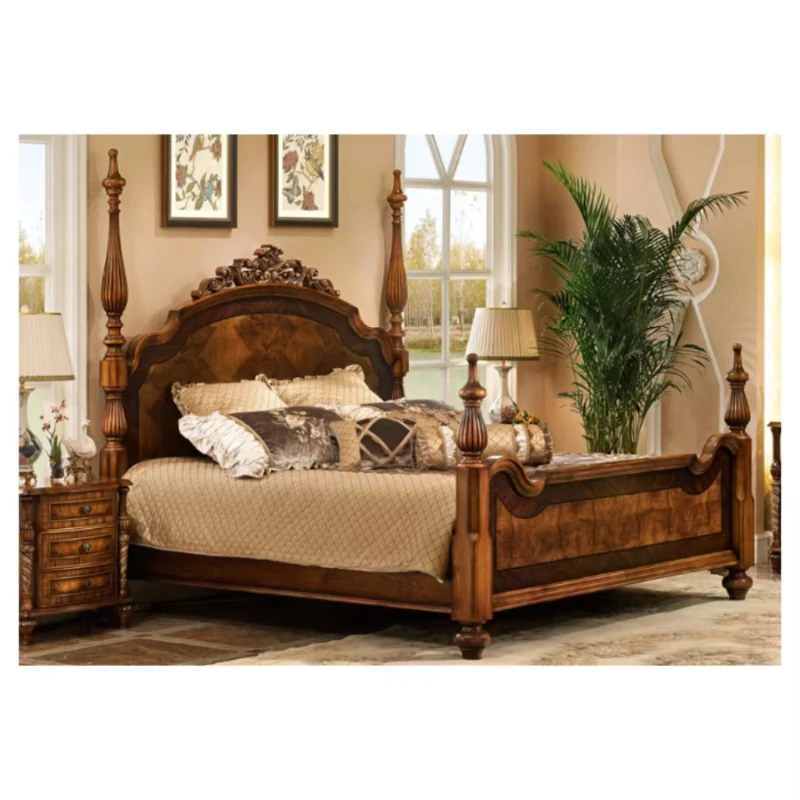 

Classic King Bedroom Set Hot Sale Royal Luxury Bedroom Furniture