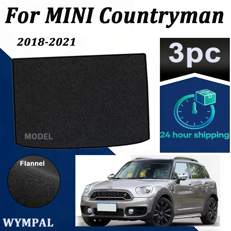 

Нейлоновый коврик в багажник автомобиля для MINI Countryman Коврик для багажника (черный) 2018-2021 гг.