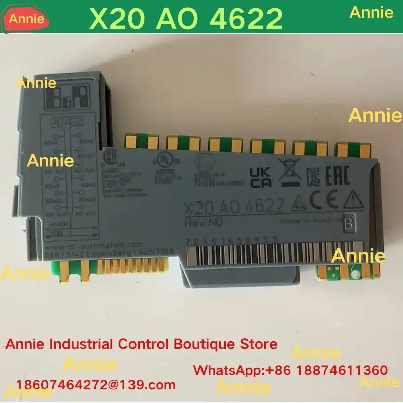 X20 AO 4622 PLC Module Second-hand Test OK Programmable Logic Controller for Industrial Automation