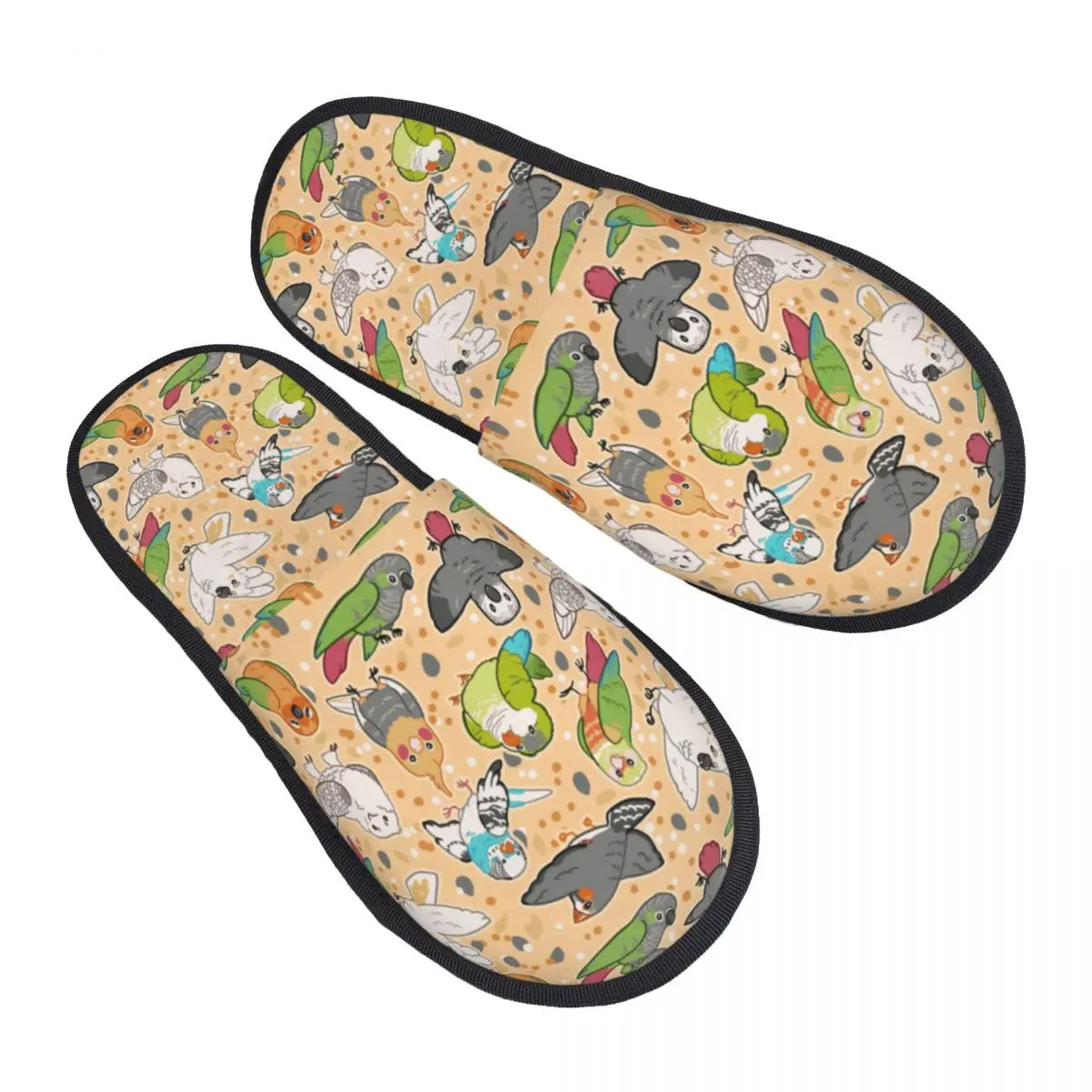 

Уютные тапочки из пены с эффектом памяти на заказ для домашних животных и птиц, женские домашние туфли для спальни, попугая и кореллы