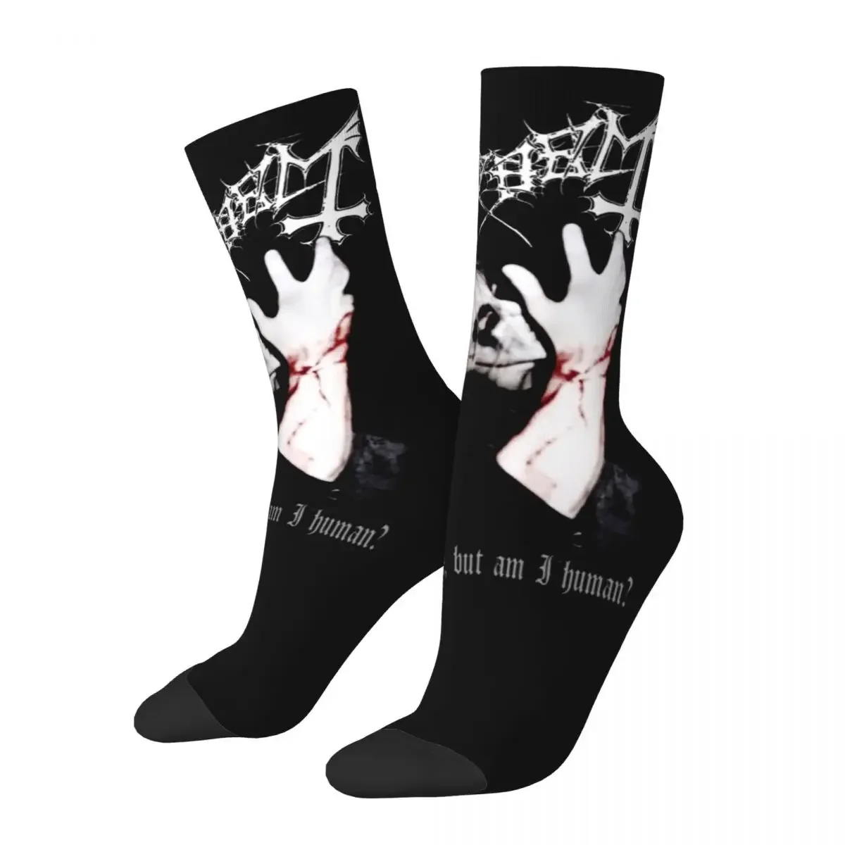 

Funny Mayhem Dead Black Warm Crew Socks Accessories Warm Crew Socks Non-slip Wonderful Gifts for Unisex