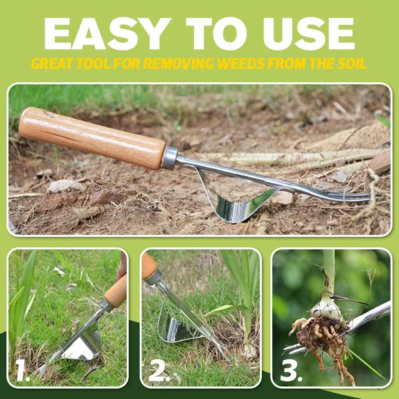 Gardening Hand Weeder Tools Manganese Steel Garden Weeders Grass Rooting Loose Soil Hand Weeding Removal Puller Weeder