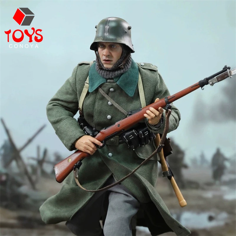 Auf Lager DID D11014 1/6 WWI Deutsche Armee Soldat Paul Actionfigur 12'' Männliche Soldat Figur Komplettset Sammlermodell