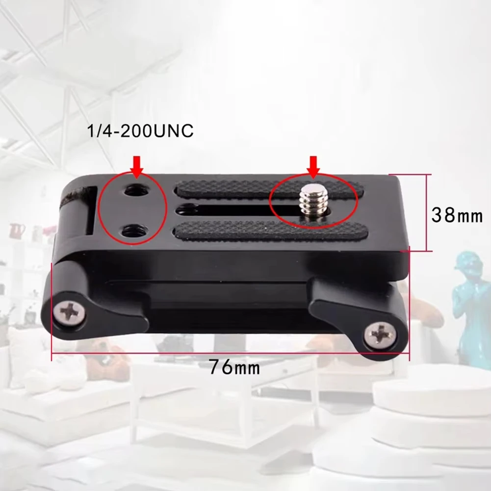 

A72P Z-образный быстроскладной кронштейн, монтажная пластина для держателя телефона, подставка, наклонное крепление, штатив, кронштейн, аксессуары для мобильных телефонов