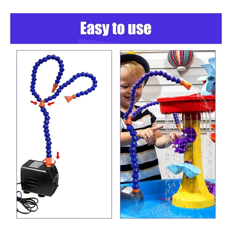 NEW-Water Table Pump,Summer Water Pump For Kids Water Table,Outdoor Water Game Toys,Water Table Accessories