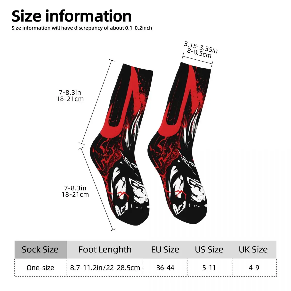 Majin Vegeta Socks Printed Men's Stockings Polyester