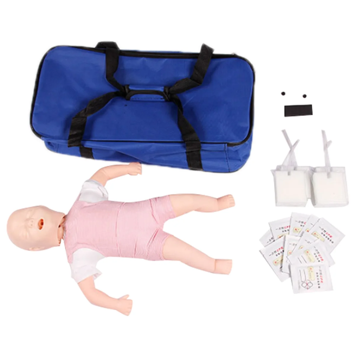 Baby Choking Prevention and CPRs Simulator Infant Airway Blockage Training Manikin Set for Childcares Providers