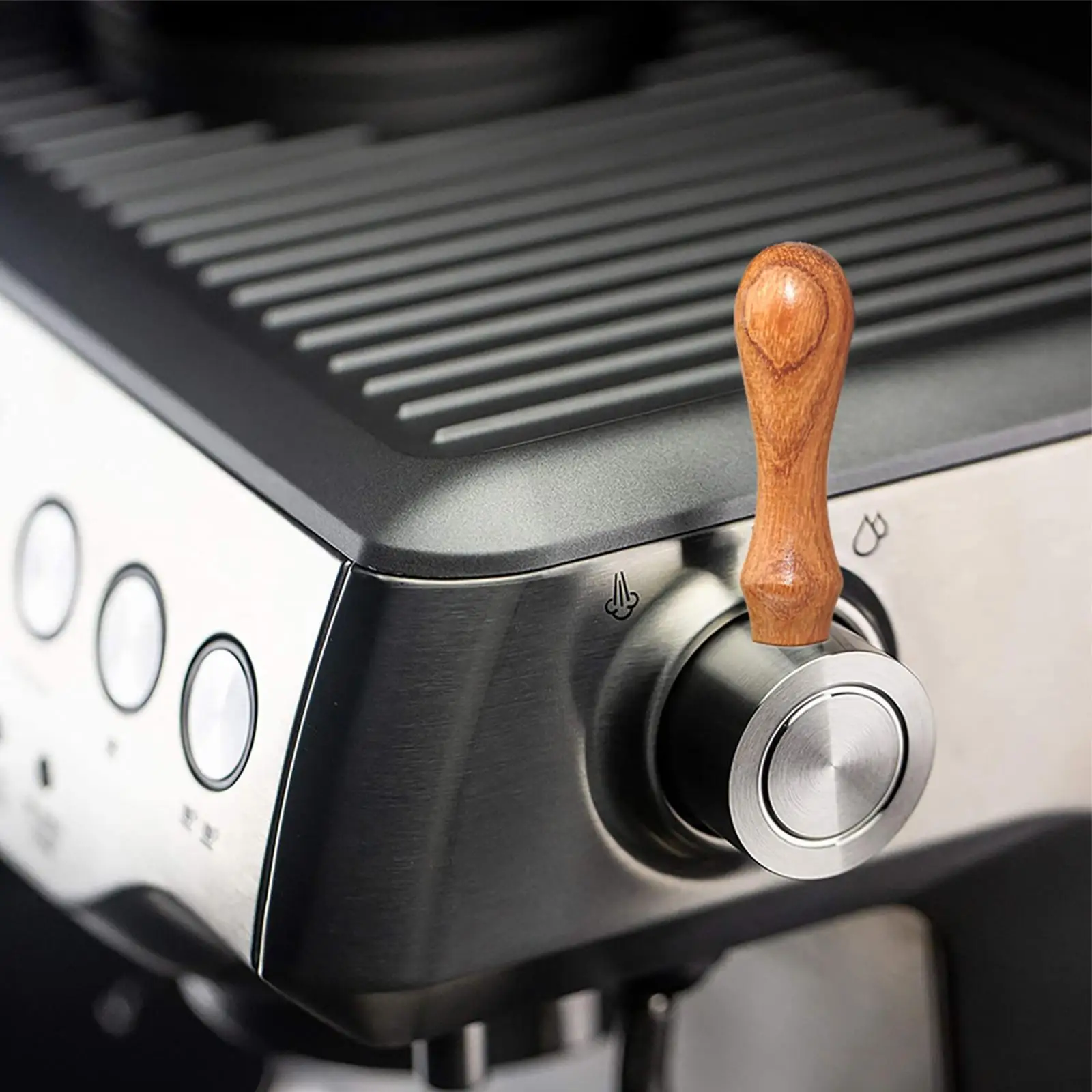 Espresso Replacement Steam Lever Cafe Home Daily Use Beautifully Crafted with Wood Handle Barista Lightweight Coffee Accessories