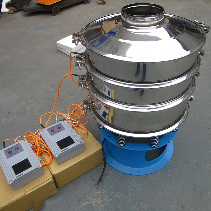 آلة المغربل المرشح الاهتزازي لصناعة FlourFood 400 شبكة مسحوق التلك الصباغ أصباغ مسحوق الجرافيت بالموجات فوق الصوتية