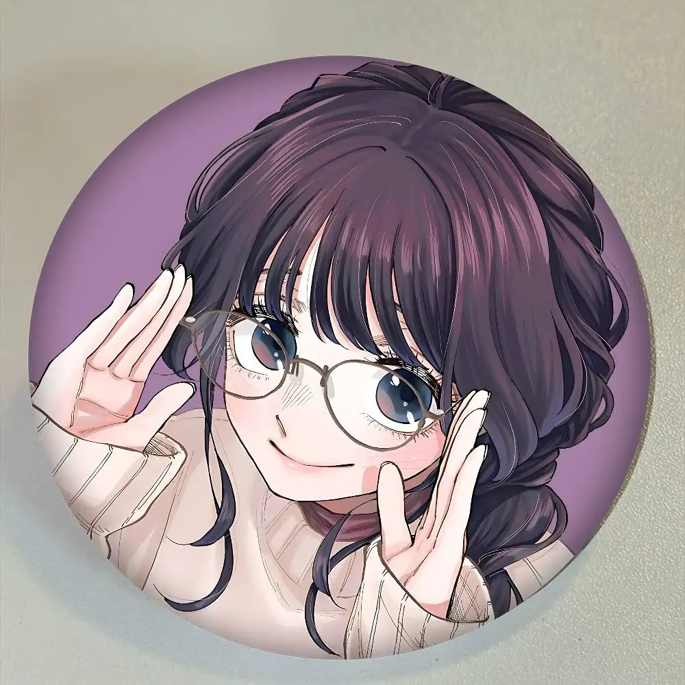 جديد K-Kaoruko Waguri تخصيص لينة زر دبوس للنساء مجوهرات إبداعية مضحك شارة الكرتون عاشق قبعة