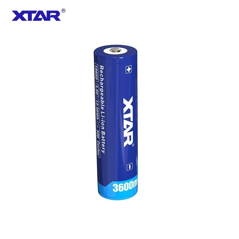 High-capacity XTAR 3600mAh 18650 Rechargeable Li-ion Battery