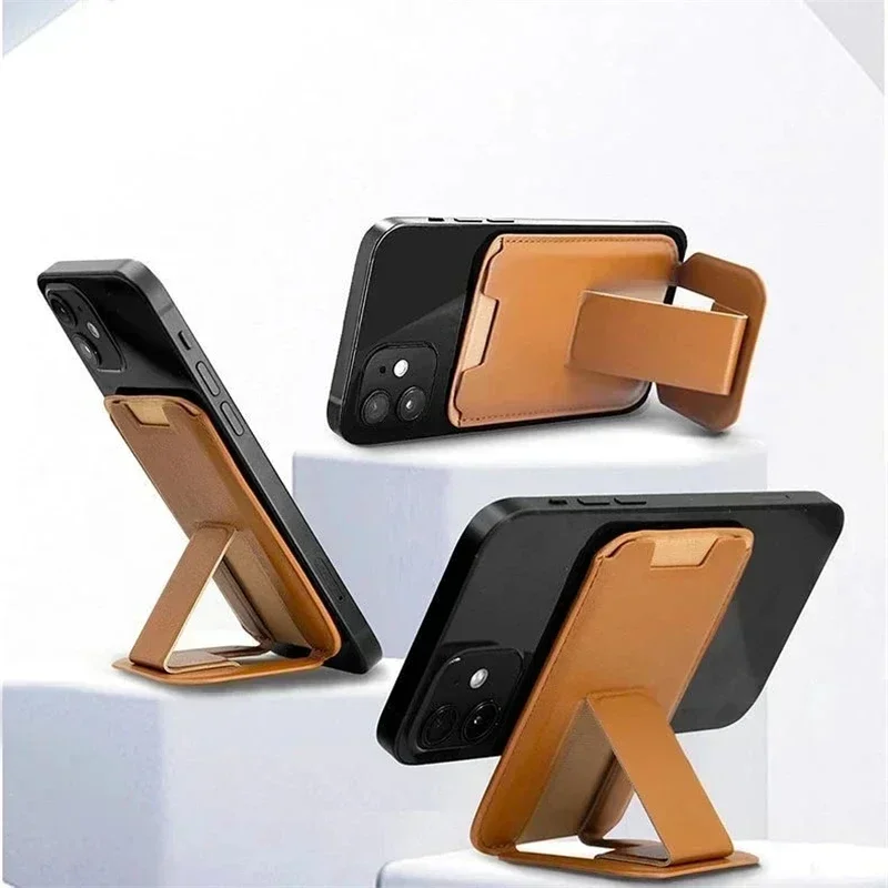Protable Card Holder Case for iPhone 15 14 13Pro Max Plus for Samsung Galaxy  S22 S23 Ultra Universal Wallet Shells Phone Holder