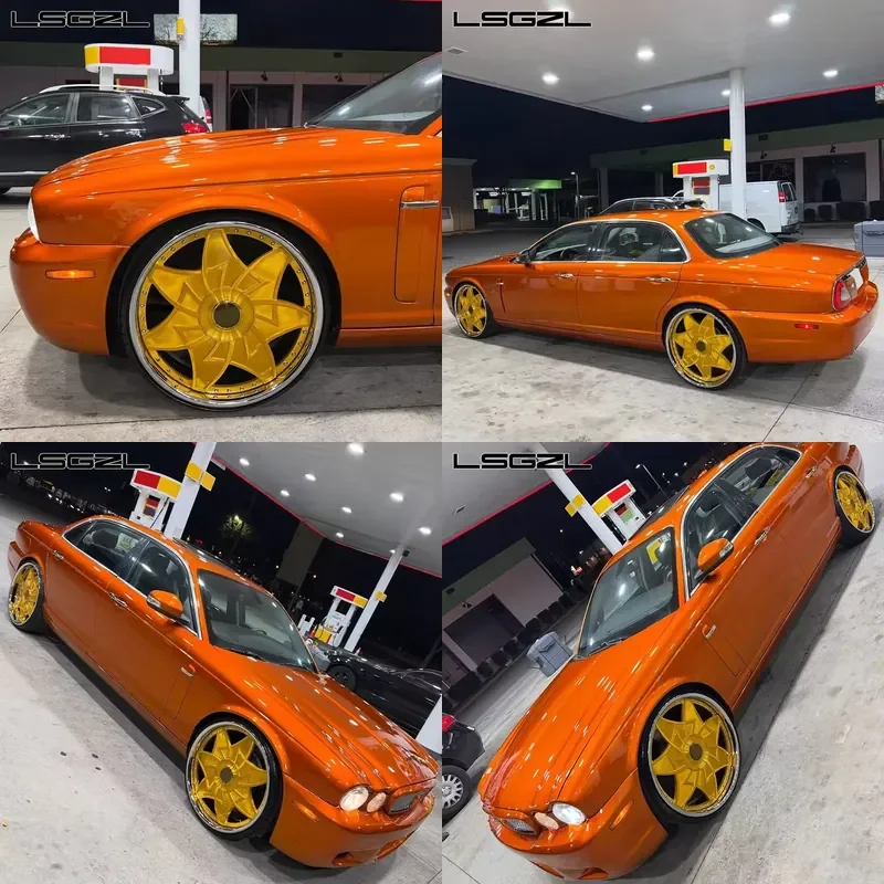 

i LSGZL Custom 2-piece 5x112 5x114.3 Wheels 5x120.65 5x127 Passenger Car Wheels 5X130 6x139.7 Forged Wheels 18 19 20 21 22