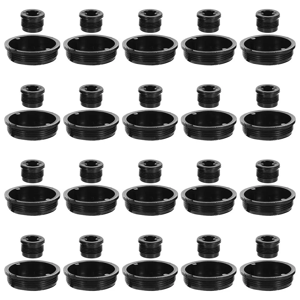 40Pcs Plastic Chemical Drum Lid Black for 200L Barrels Leak-Proof Screw Seal Cap Industrial Storage Bucket Cover Drum Bung Plug view 4