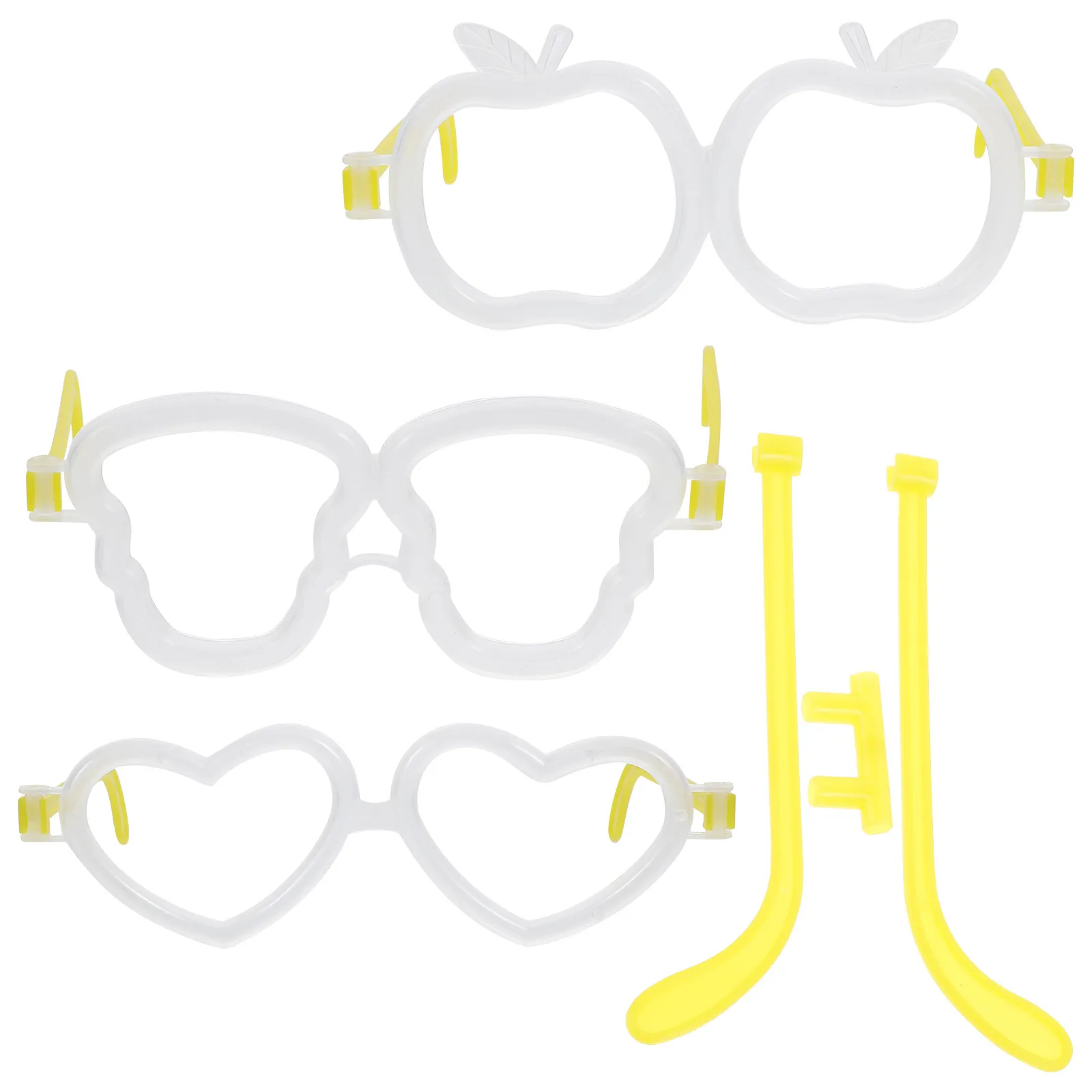 20Sets Glowing Eyeglasses Connectors Replacement Parts for DIY Glow Stick Glasses Accessories Glow Stick Glasses Parts