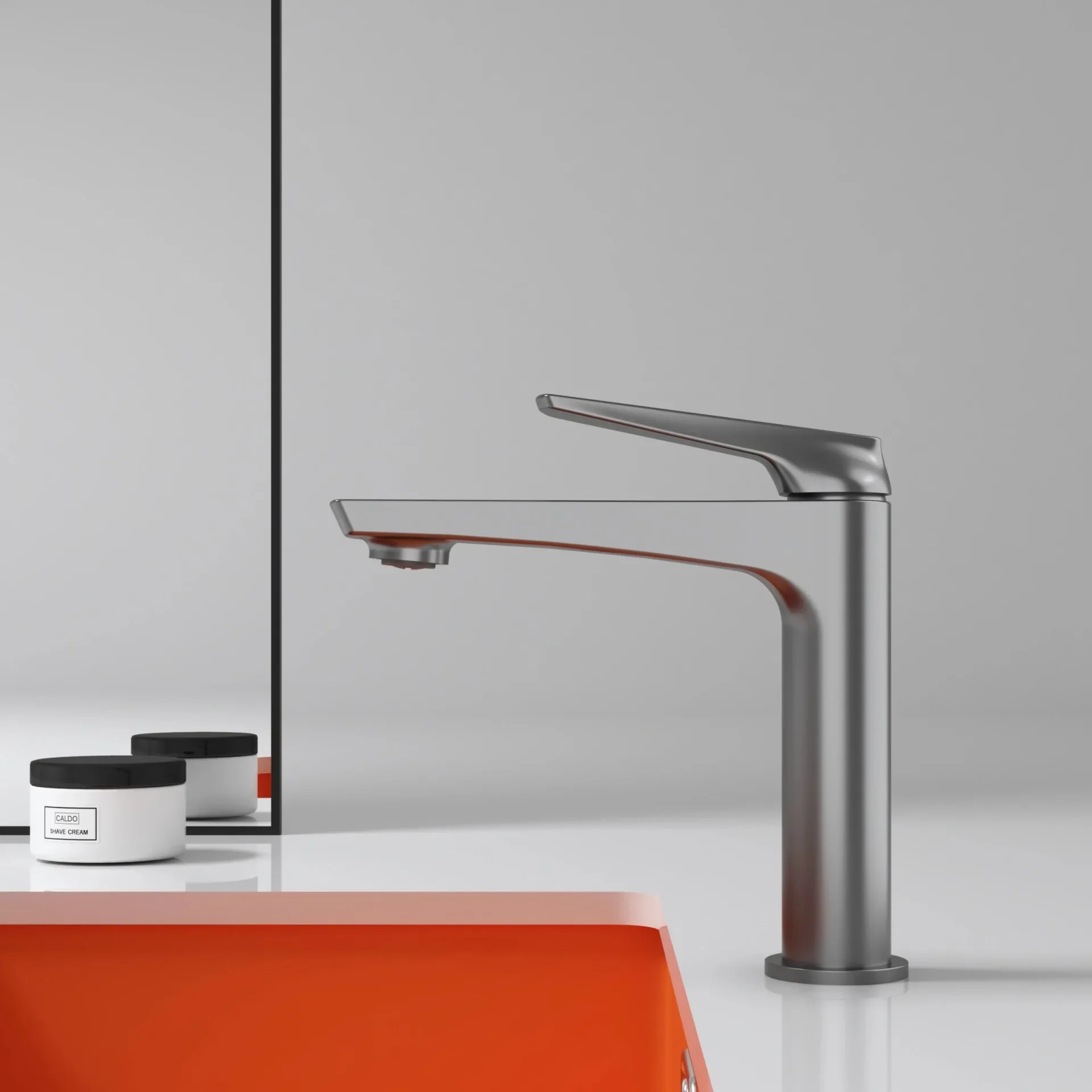 Jieshi Gun Grey Integrated Washbasin Faucet Washbasin Washbasin Sink Toilet Bathroom Waterfall Water