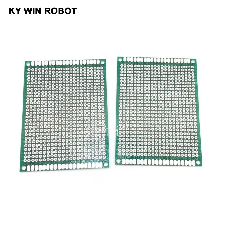 

5pcs 6x8cm 60x80mm Double Side Prototype PCB Universal Printed Circuit Board Protoboard For Arduino