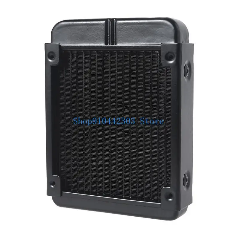 

652F Water Cooling Computer Radiator 18 Pipe Aluminum Heat Exchanger Liquid Cooling