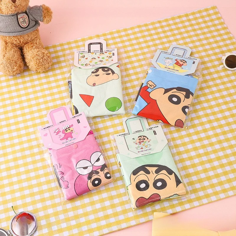 Crayon Shin-chan Cartoon Canvas Lunch Bag Anime Portable School Office Bento Box Cute Children Adult Insulated Lunch Tote Bag view 2