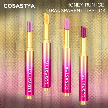 ملمع شفاه COSASTYA HONEY RUN ICE شفاف - متين ولامع. سلسلة ألوان مختلطة، مناسبة للبشرة المختلطة