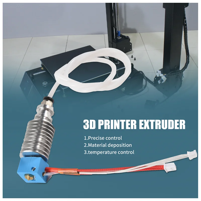 Sprawne akcesoria do drukarek 3D, zestaw ekstrudera 12 V, głowica drukująca I3 Mega do drukarek 3D ANYCUBIC