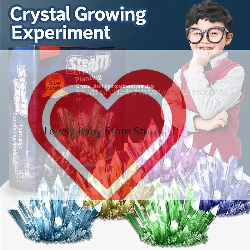 【Bs】Crystal Growing Model, Science Kit, A Variety Of Colors Of Crystal Selectio…