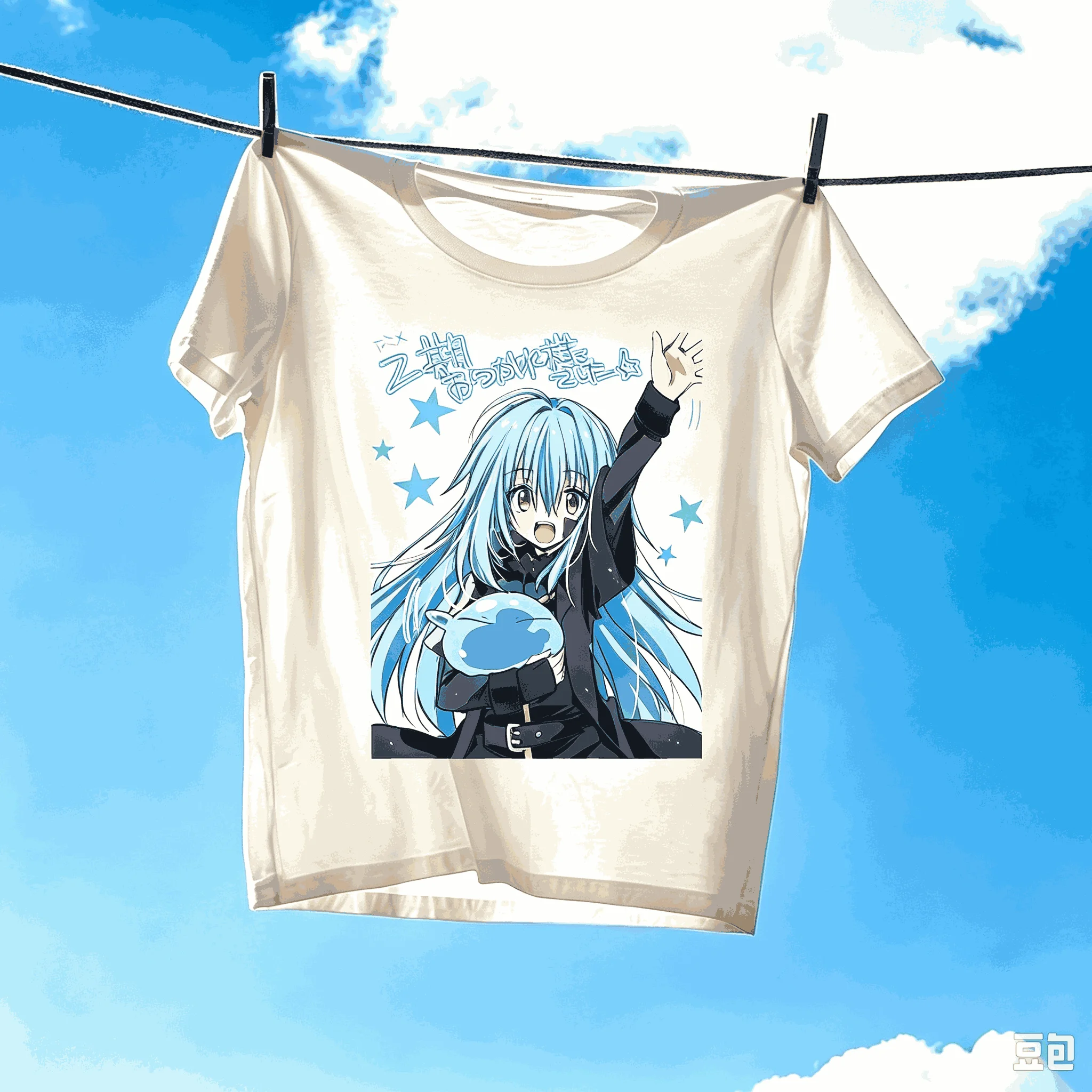 Reincarnated as a Slime Anime Lover T-shirt Oversized Unisex Fashion Hip Hop Street T Shirt Casual Loose Streetwear Cotton soft