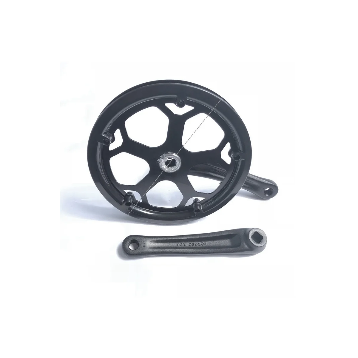 

Folding Bike Crankset 48T Square Hole 170Mm Cnc Crankset Bicycle Crank Set Sprocket HOT