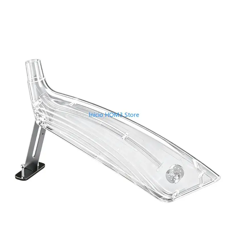 A5YD Table Sawing Dustproof Cover Acrylic Protective Sawing Blade Case Dispensing Cutter for 10-12Inch Woodworking Safety Shell