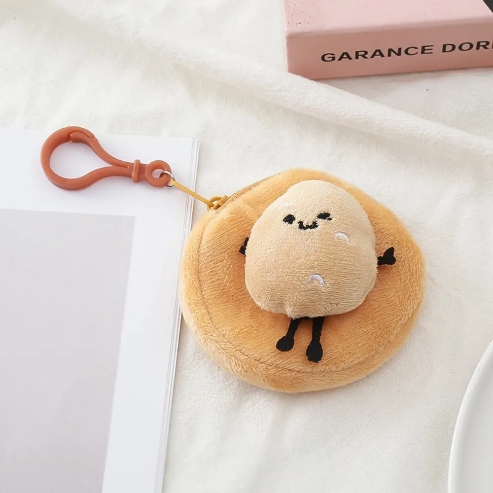 Cute Cartoon Potato Coin Purse Mini Small Wallet Round Portable Earphone Cable Storage Bag