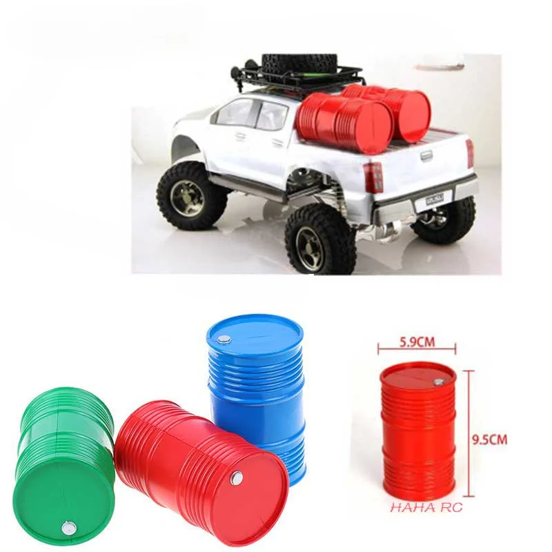 Climbing car simulation plastic oil barrel heart accessories decorative parts for 1/10 RC Crawler Car TRX4 SCX10 TRX6 D90 KM2