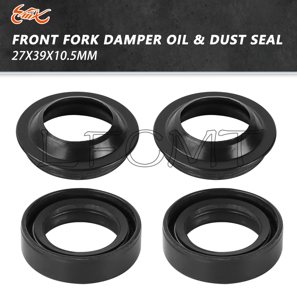 

27x39x10.5 27*39 Motorcycle Front Fork Oil Seal Dust Seal Fit for SUZUKI GT50 RV50 TS50 ZR50 GT80 RM80 GP100 TS100 GP125 TS125