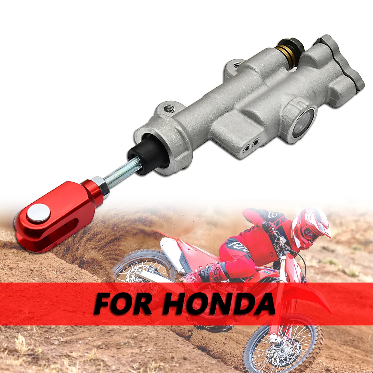 Pompa hydrauliczna hamulca motocykla tylna pompa hamulcowa cylinder główny dla Honda CRF250R CRF450R CRF250X CRF450X CR125R 250R 2002-2023