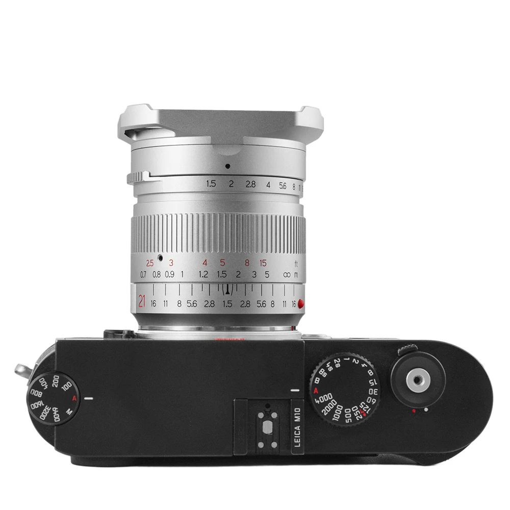 TTArtisan 21Mm F1.5 ASPH Bingkai Penuh Sudut Lebar Lensa Prime Besar untuk Leica M-mount M240P M3 M6 M7 M8 M9 M10 M10R M10M M262 M240