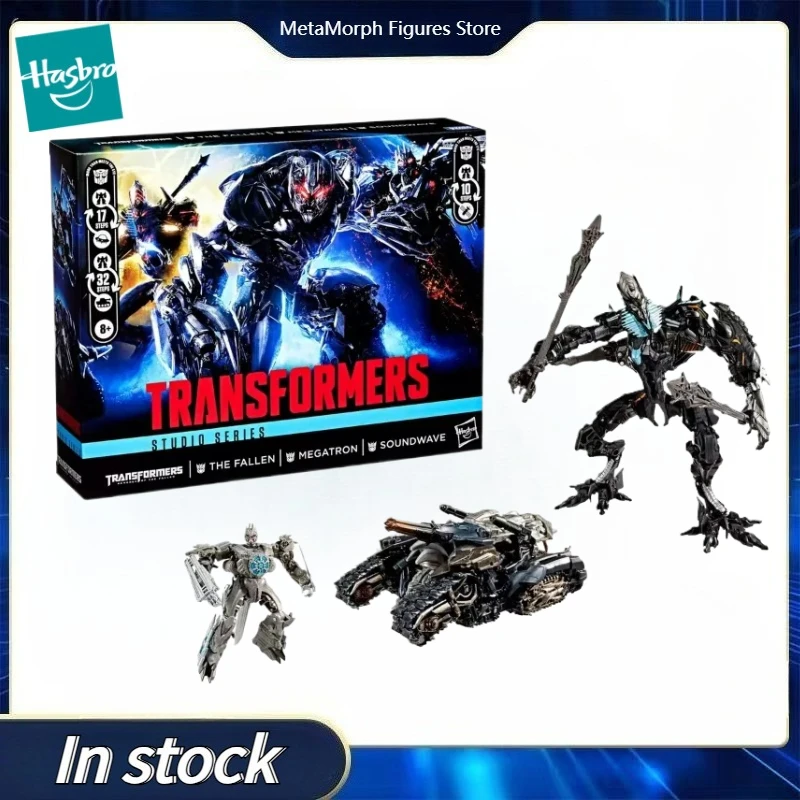 Original Hasbro Transformers SS Studio Series THE FALLEN MEGATRON SOUNDWAVE Set Anime Figure Hobbies Toys Collectible