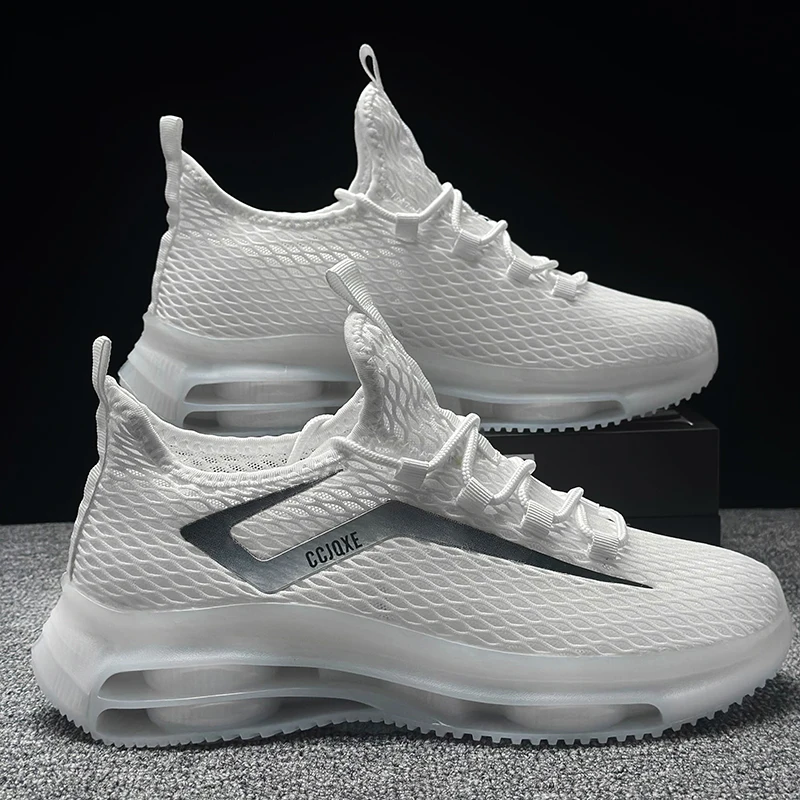 

YRZL Mens Sneakers Height Increasing Running Shoes Breathable Mesh Lightweight Walking Shoes Comfortable Casual Workout Footwear