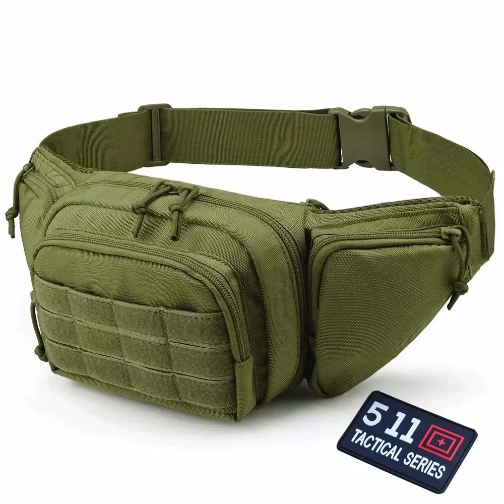 GL Tactical Waist Bag Gun Holster Military Fanny Pack Sling Shoulder Bag Outdoor Chest Assult Pack Concealed Gun Carry Holster