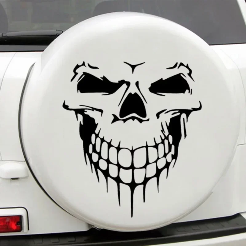 Car Engine Hood Side Door Skull Decoration Sticker Fun Vinyl Sticker Car Styling Decoration Accessories Car Exterior Decoration