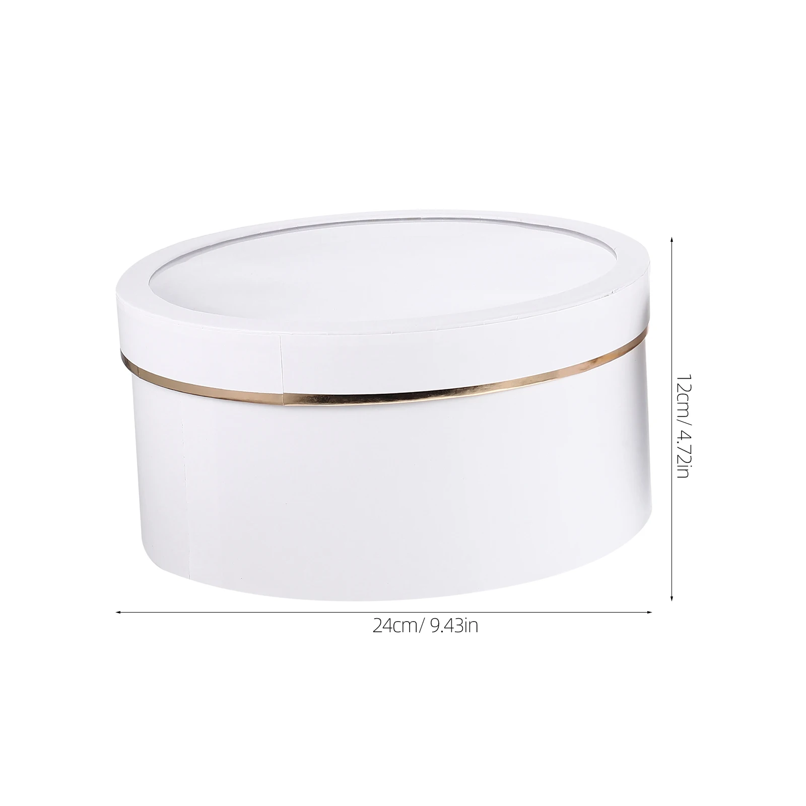 

Flower Box with Lid 2 Pack Empty Floral Favor Container for Festival Rose Arrangement Gift