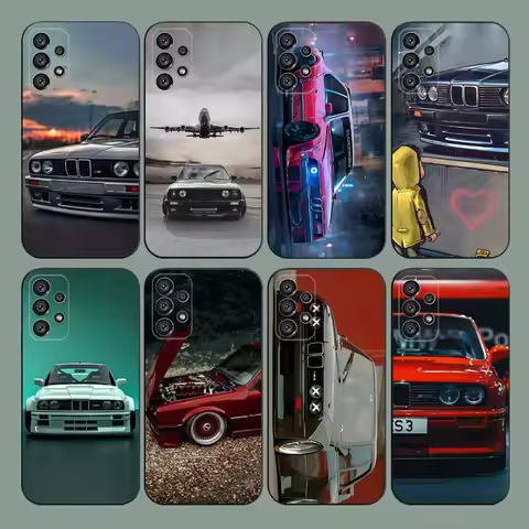 Car B-Bmwes-S E30 Phone Case For Samsung Galaxy A20,A21s,A22,A31,A32,A52,A53,A72,73,A80,A91 Soft Black Cover