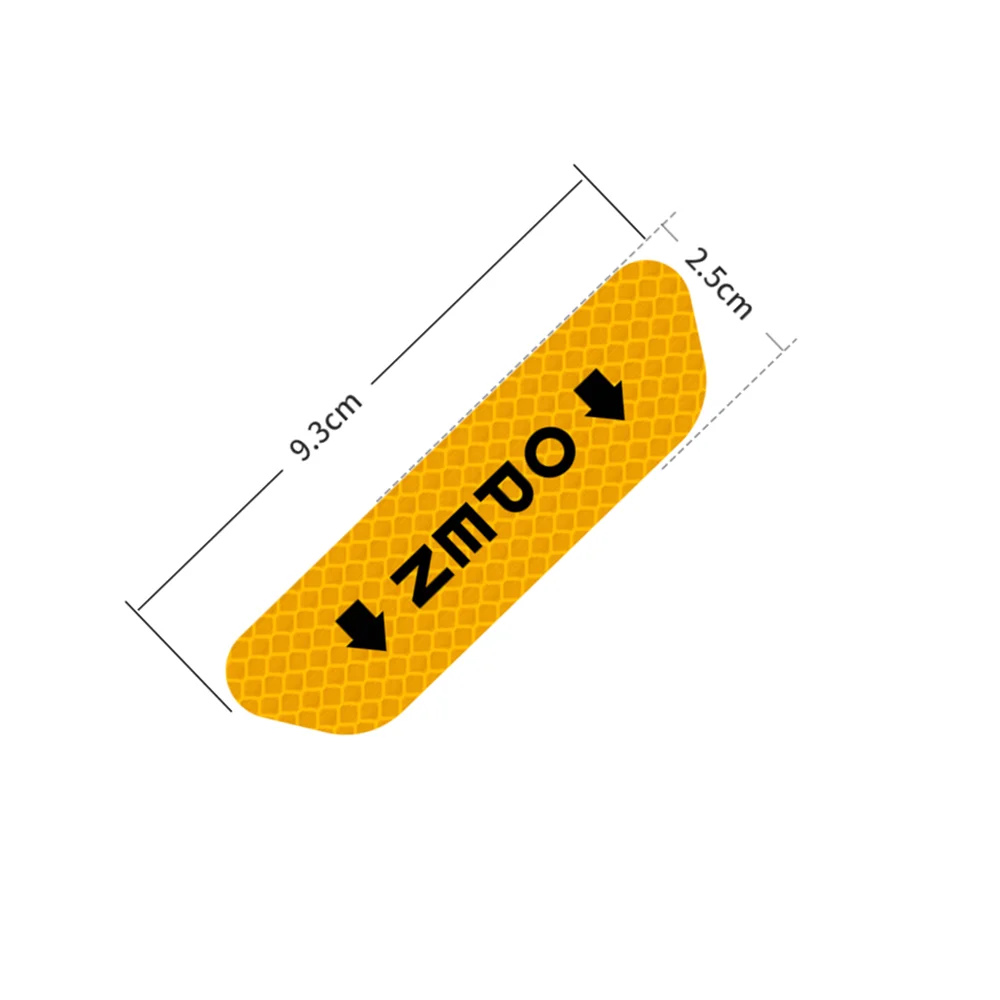 4pcs Car OPEN Reflective Strips for VW Volkswagen Golf Polo Passat Tiguan Jetta Touran T-Roc Scirocco
