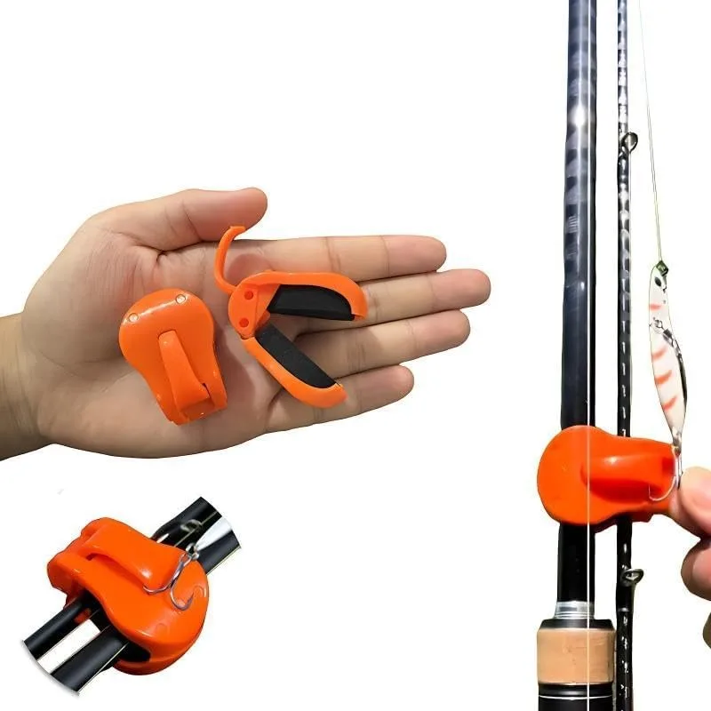 2cs Tragbarer Schnellverschluss-Angelrutenhalter, Werkzeugloser Einhand-Halter für Süßwasser-Ruten, Sicherer Griff Tackle-Organizer