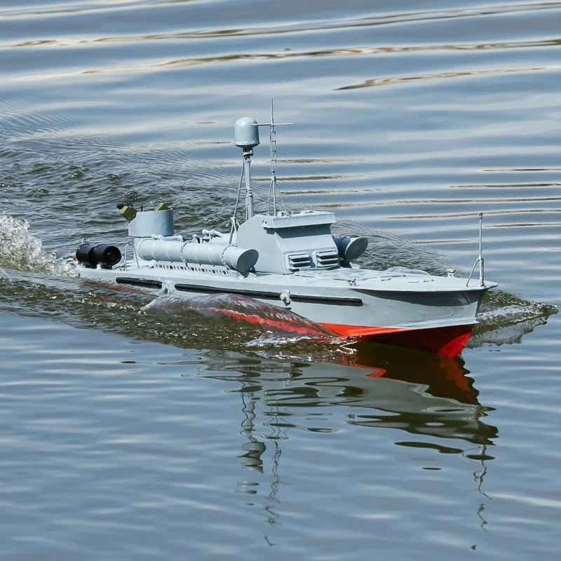 

Радиоуправляемая лодка 75 см, советский тип 123K, торпедная лодка, корабли с дистанционным управлением, 3D-печать, литье, RC Schiffe, модель RTR, корабль, игрушка