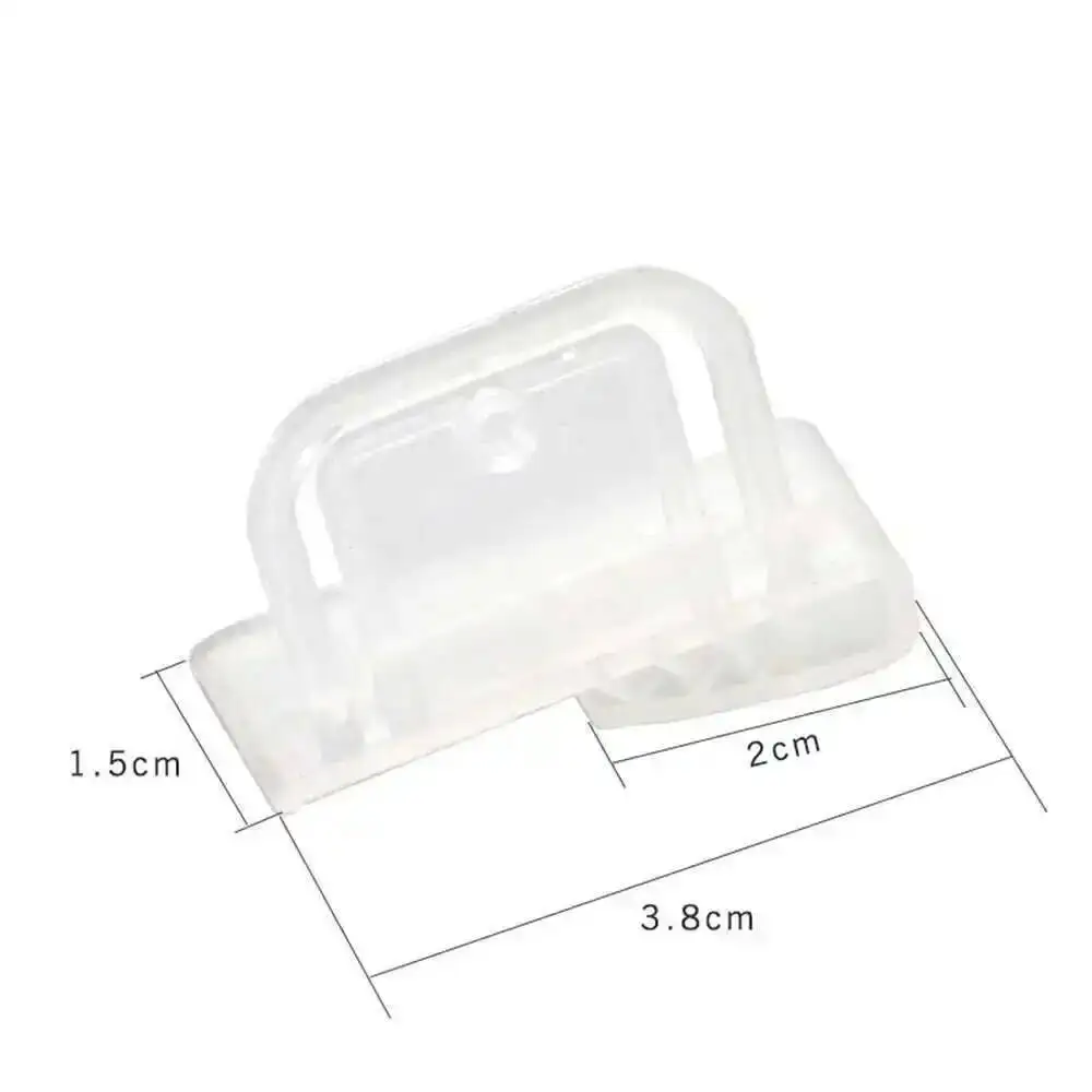 Supermarket Shelf Talker Sign Clip Soft Pvc Grip Label Holder Clamp Price Tag Display Snap On Data Strip Ad Kt Board Sheet Clip