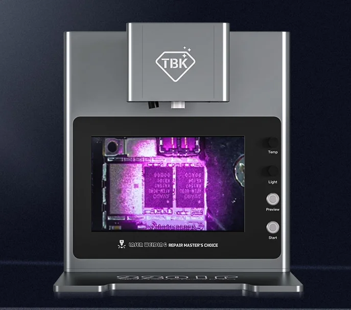 

TBK 2203/2205 Интеллектуальный лазерный сварочный аппарат BGA Паяльная машина Лазерная распайка Разпайка для ремонта телефонов