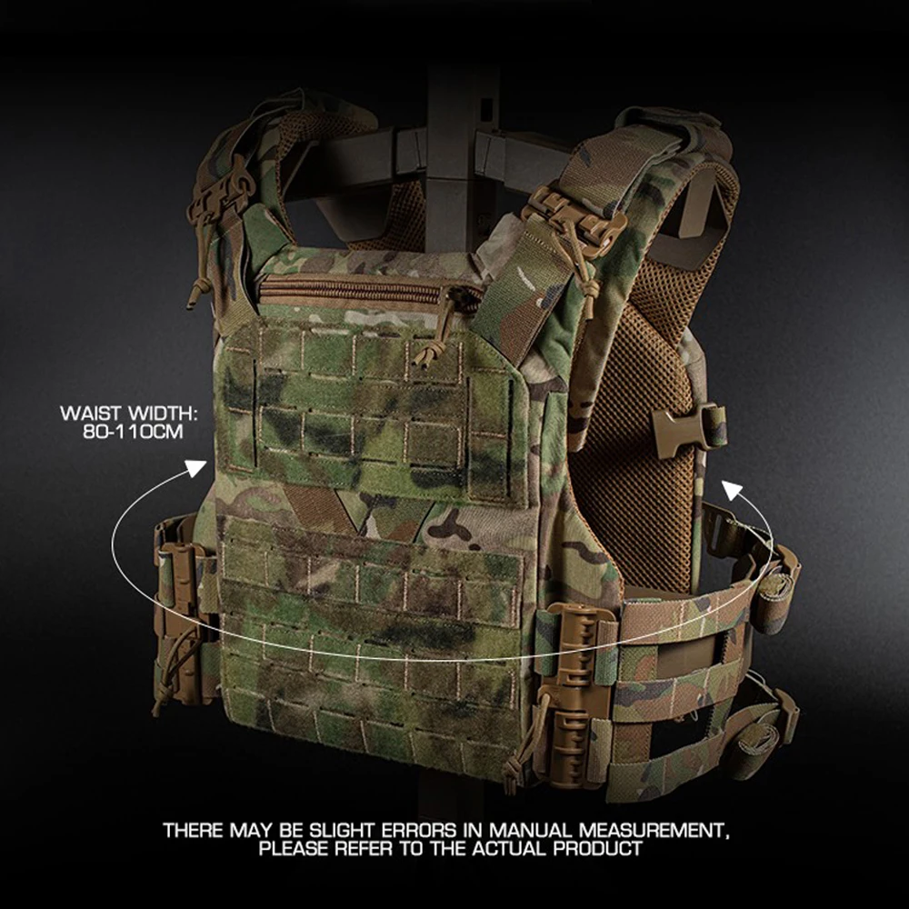 K Series Full-Size Tactical Vest Plate Carrier 3.0 MOLLE Quick Release Cummerbund Hunting Combat Airsoft Vest Protective Gear