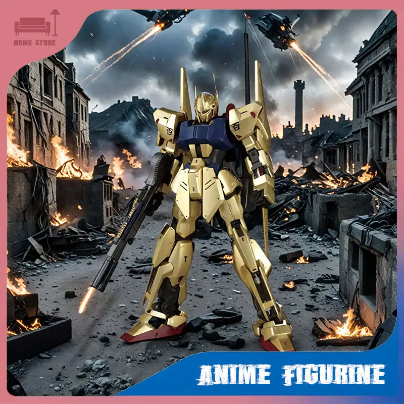 Anime Figurine Hyakushiki HG 1/144 MSN-100 Mechanical Assembly Model Set Action Doll Mobile Joint Robot Model Puzzle Toys Gift