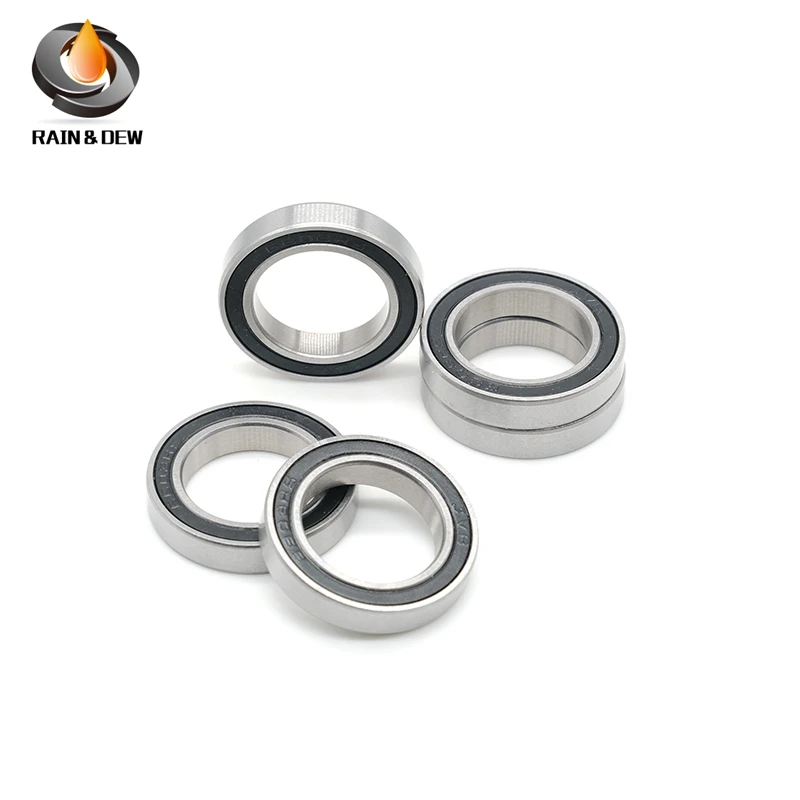 5Pcs Stainless Steel Bearing S6802 2RS Bearing 15*24*5 mm  ABEC-7 Metric Thin Section 61802RS 6802 RS Ball Bearings 6802RS